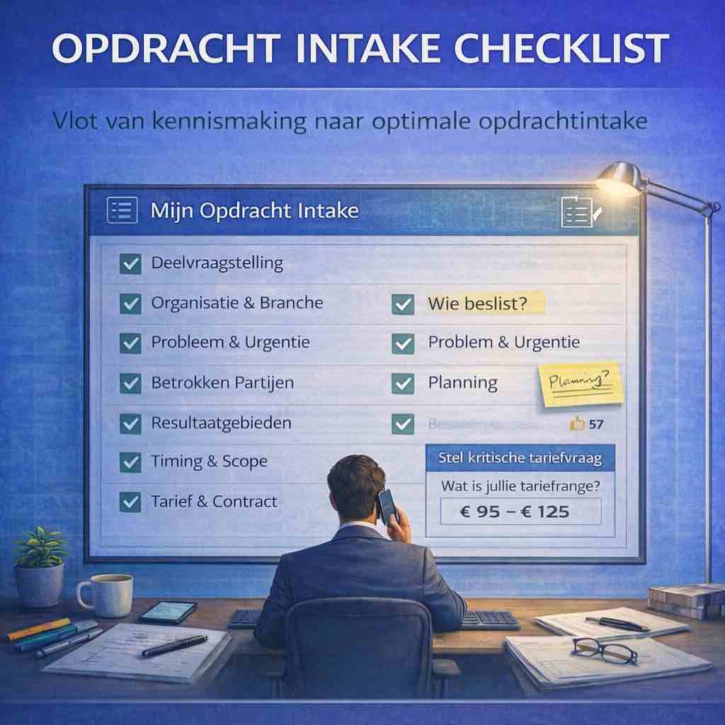 Opdracht Intake Checklist